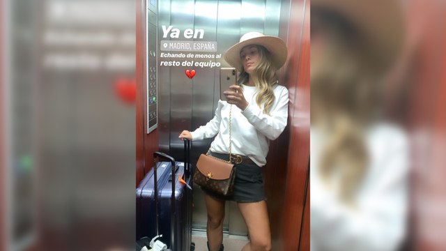 María Pombo regresa a Madrid tras su viaje a Ibiza