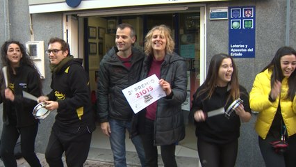Los premiados de Castellbisbal lo celebran a ritmo de batukada