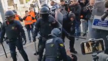 Doce detenidos y más de 50 heridos en las protestas de Barcelona