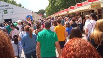 Pepe Álvarez (UGT) visita la Feria del Libro de Madrid