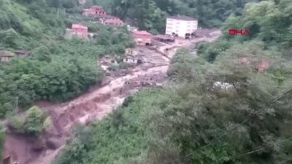 TRABZON'DA HES BORUSU PATLADI 2 KAYIP, 1 YARALI, MAHSUR KALANLAR VAR - PATLAMANIN OLDUĞU YER