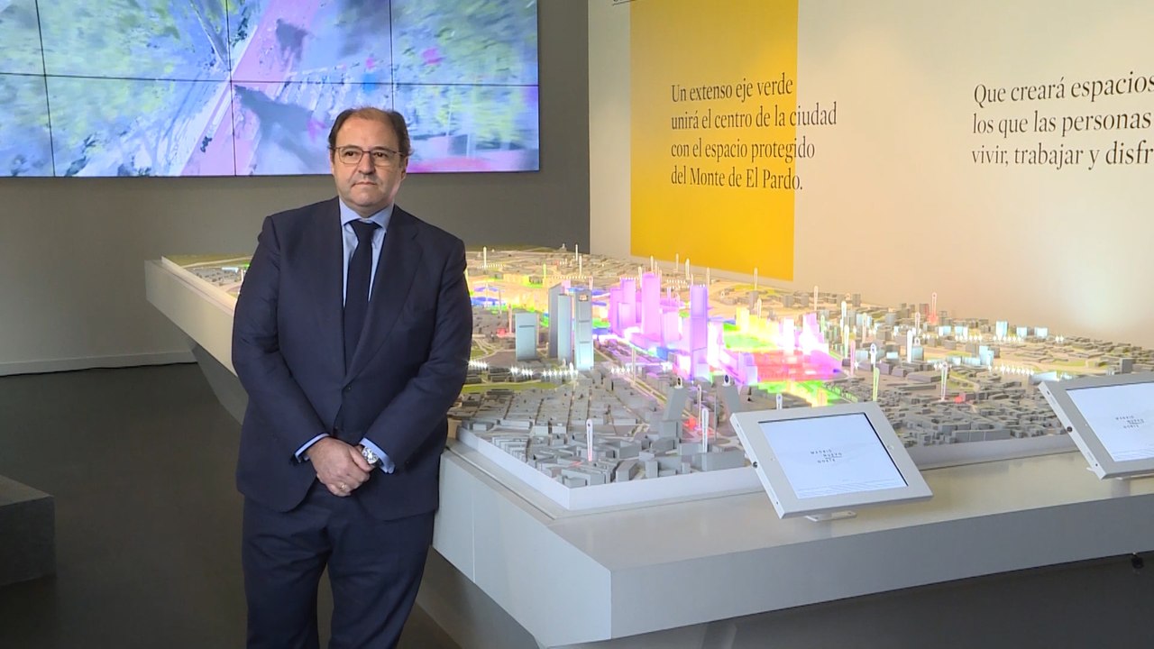 Una exposición sobre Madrid Nuevo Norte muestra el proyecto