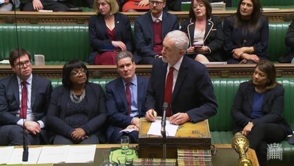 Corbyn considera "inaceptable" que May posponga votación del Brexit