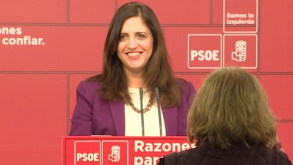 Esther peña en rueda de prensa