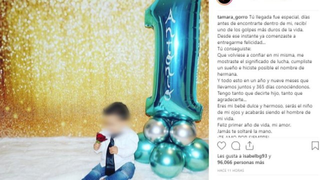 Tamara Gorro celebra el primer año de su hijo Antonio