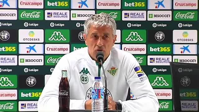 Setién: A vosotros (periodistas) en muchos casos os interesa que haya sangre