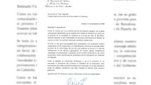 Calvo ofrece por carta al Govern una reunión entre Sánchez y Torra