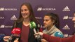 Jugadoras de Madrid Club Femenino, orgullosas por el sorteo