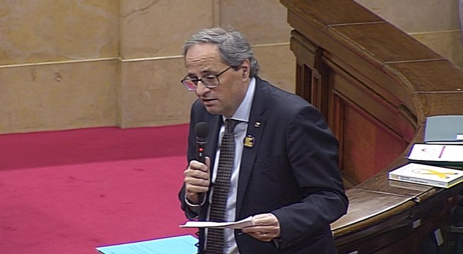 Torra reclama diálogo a Sánchez para evitar otro 155