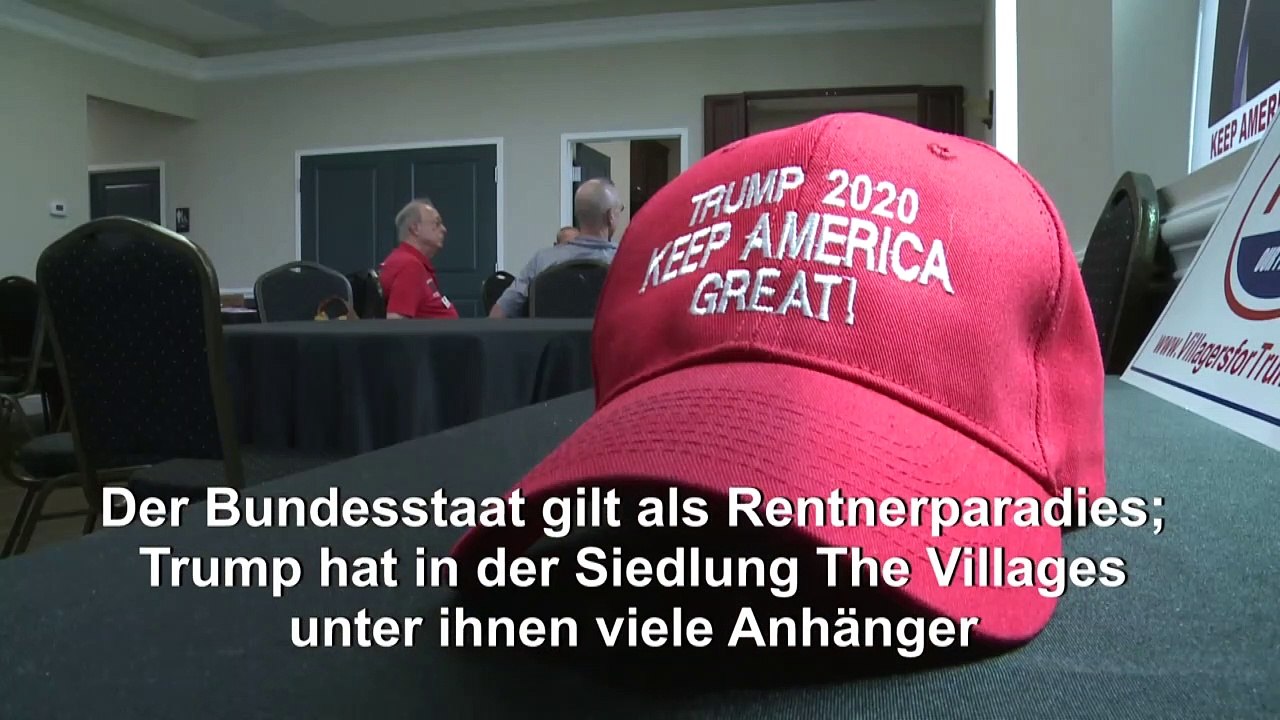 Rentner in Florida hoffen auf Trumps Wiederwahl