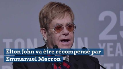 Emmanuel Macron va remettre la Légion d'honneur à Elton John