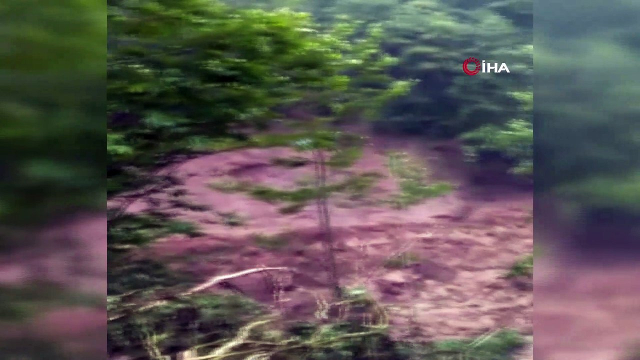 Trabzon'un Araklı ilçesinde su borusu patladı: 4 kayıp