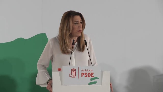 Díaz avisa de que nadie va a poner de rodillas al PSOE andaluz
