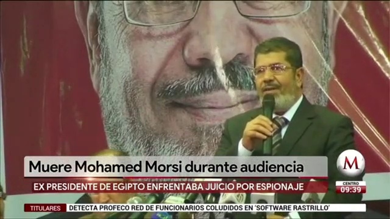 Muere Mohamed Morsi, ex presidente de Egipto