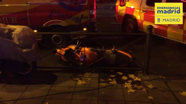 Varón de 29 años fallece en un accidente de moto en Madrid