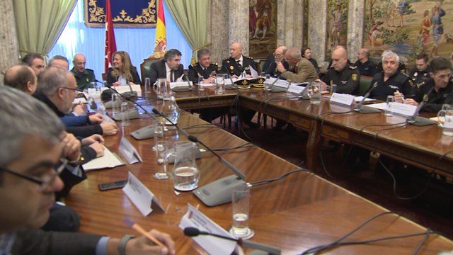 Reunión de coordinación del operativo policial para la Copa de Libertadores