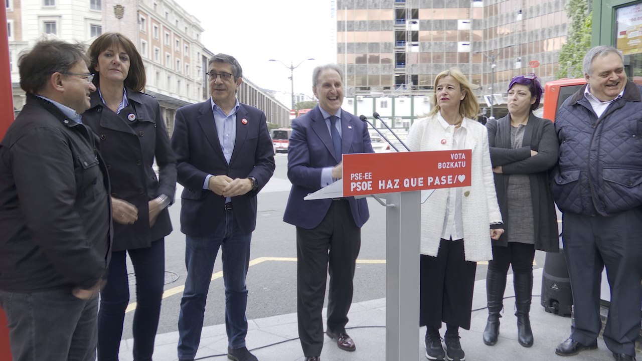 Patxi López, cabeza de lista del PSE al Congreso por Bizkaia