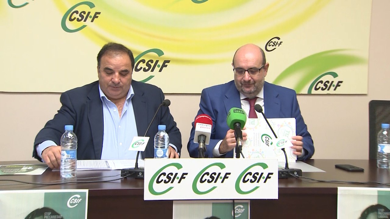 CSIF lamenta que se use a los funcionarios como "arma arrojadiza"