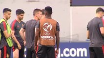 La selección española sub-21 se prepara para Bélgica