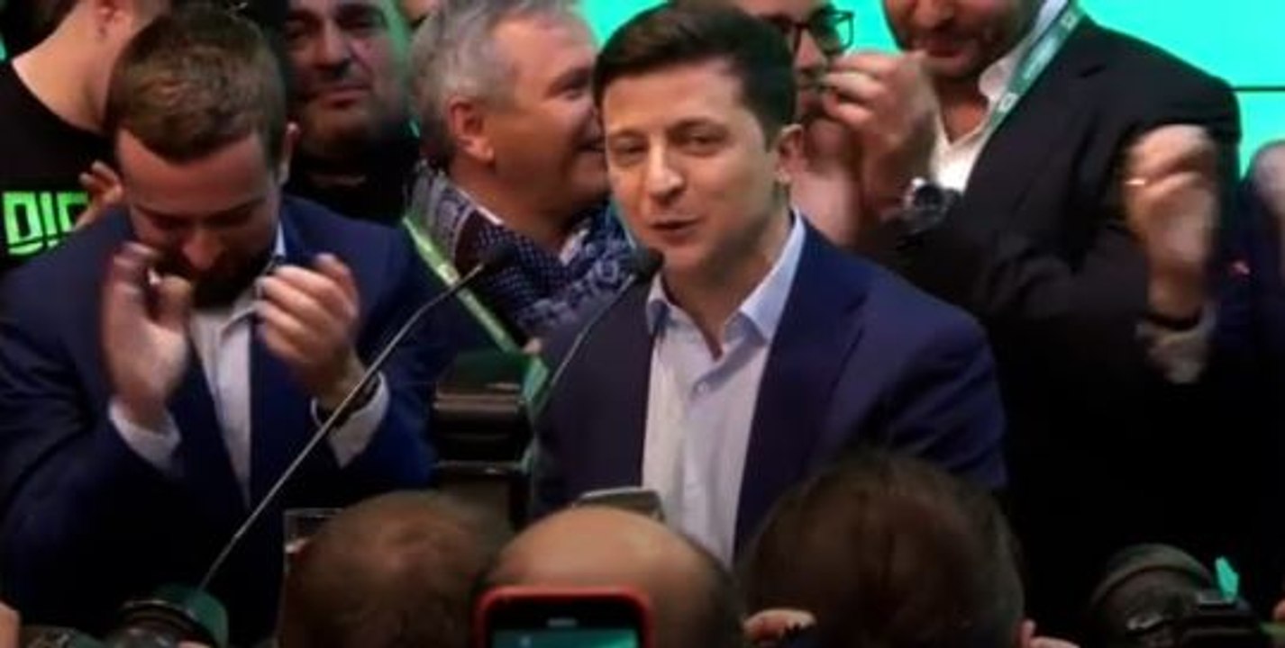 El cómico Volodimir Zelenski se hace con la presidencia de Ucrania