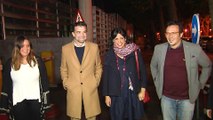 Rodríguez y Maíllo llegan a la sede de la noche electoral