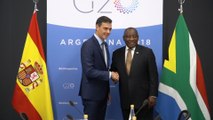 Sánchez se reúne con el primer ministro de Sudáfrica en el G20