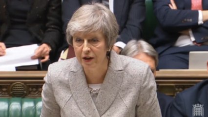 May fija el calendario de los debates en el Parlamento