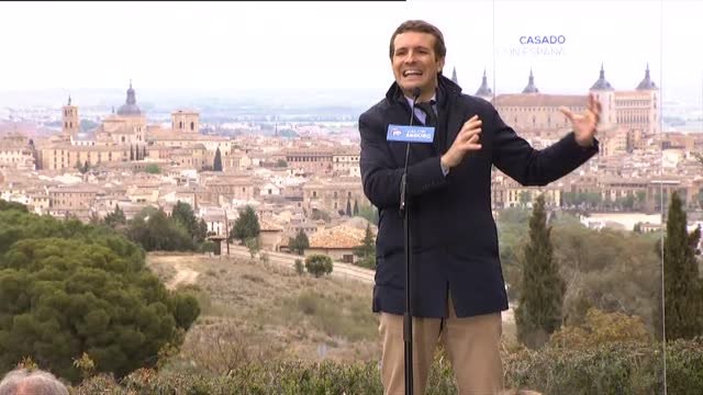 Pablo Casado: Mi adversario es Pedro Sánchez, a los partidos que están dentro de la Constitución les tengo mucho respeto