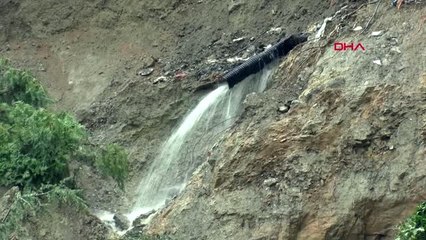 Ankara'da sağanak yağışın ardından villanın giriş katı sel sularıyla doldu