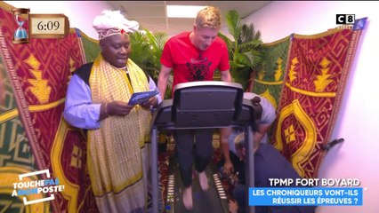 TPMP Fort Boyard : Matthieu Delormeau sur le tapis infernal avec Magloire
