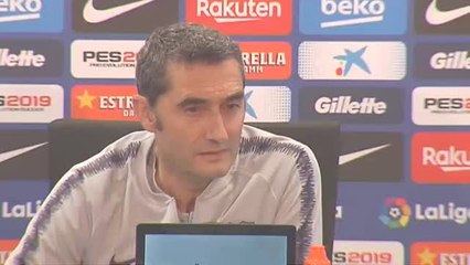 Valverde: "El mejor entrenador es Guardiola, independientemente de la Champions"
