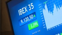 El Ibex 35 se queda a las puertas de los 9.100 puntos