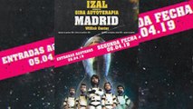 Izal anuncia nuevo concierto en Madrid tras agotar entradas