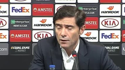 Marcelino: "Daremos el resto por jugar la final de la Europa League"