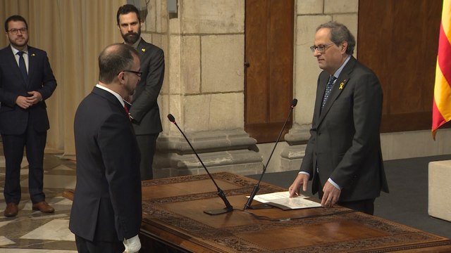 Alfred Bosch toma posesión del cargo de Conseller de Acción Exterior