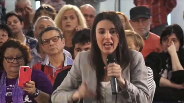 Montero: Votar a Pedro Sánchez es votar a Rivera entrando en la Moncloa