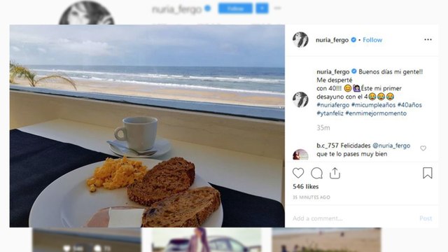 Nuria Fergó cumple 40 años y sin novio