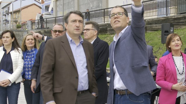 Acto electoral del PNV en Ortuella (Bizkaia)