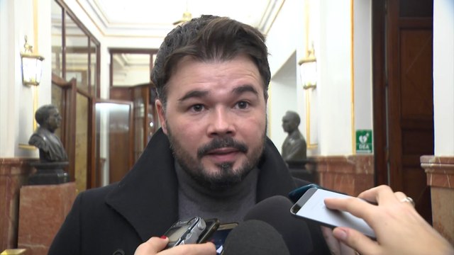 Rufián insiste en que Borrell es mentiroso desde ayer