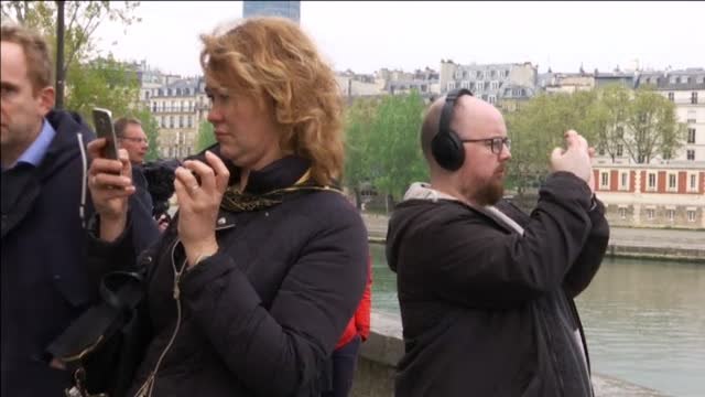 París, consternada por el incendio de Notre Dame