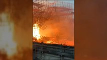 Miles de vídeos colgados en redes sociales de Notre Dame ardiendo