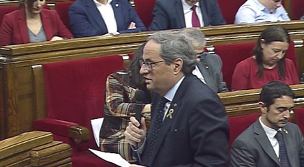 Torra: "Cuando se piensa que justicia no se puede desprestigiar más, pasa otra cosa"