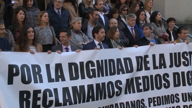 Jueces y fiscales realizan hoy la segunda huelga en un año