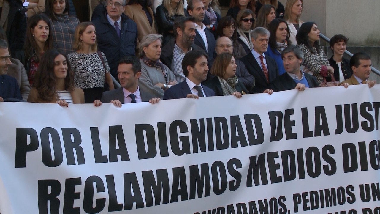 Jueces y fiscales realizan hoy la segunda huelga en un año