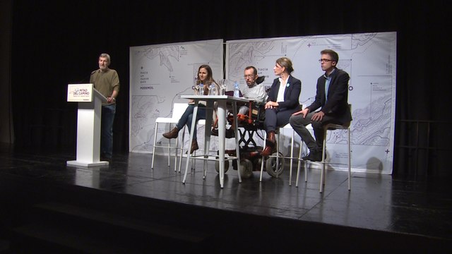 Echenique, Belarra y Errejón en 'Hacia un nuevo país'