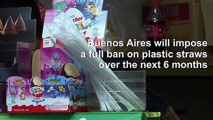 Buenos Aires cracks down on straws in its fight against plastic