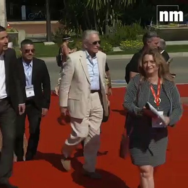 Michael Douglas est arrivé au Festival télé de Monte-Carlo