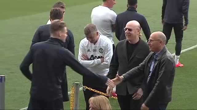 El Manchester United se prepara para el partido de Champions en Barcelona