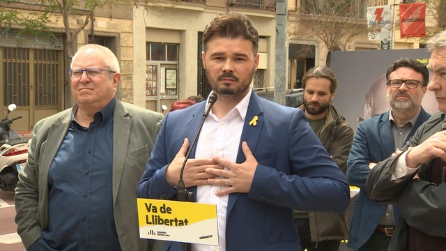 ERC propone ley para retirar las causas al independentismo