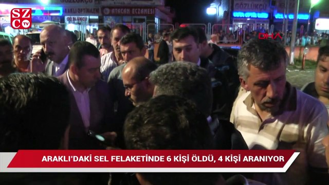 Araklı’daki sel felaketinde 6 kişi öldü, 4 kişi aranıyor